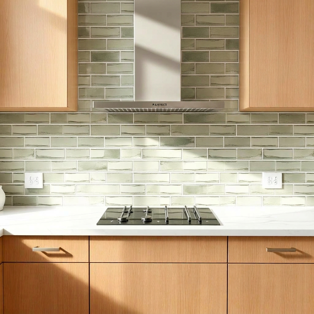 Backsplashes — kitchen tile installation example